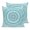 Mint, Aqua, Blue, variant on Pillow Covers 18x18 Set of 2, Aqua Boho Throw Pillow Covers Decorative Couch Cushion Cover, Rustic Neutral Tribes Ethnic Geometric Floral Microfiber Soft Pillowcases for Bedroom Living Room Sofa