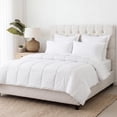 thumbnail image 2 of Superior Solid Comforter Down Alternative Bedding, Full/ Queen, White, 2 of 9