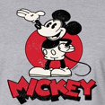 thumbnail image 3 of Mickey & Friends - Mickey Heritage - Juniors Cropped Cotton Blend T-Shirt, 3 of 5