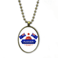 thumbnail image 1 of Australia sabor feliz bandera y estrella Collar Colgante de cadena vintage Colección de joyas colgantes Unbranded M, 1 of 3