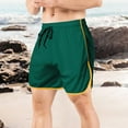 thumbnail image 2 of Men's Casual Shorts Breathable Mesh Athletic Workout Running Gym Beach Comfortable Lightweight Summer Mens Shor Drawstring Elastic Waist Casual Beach Pants, 2 of 5