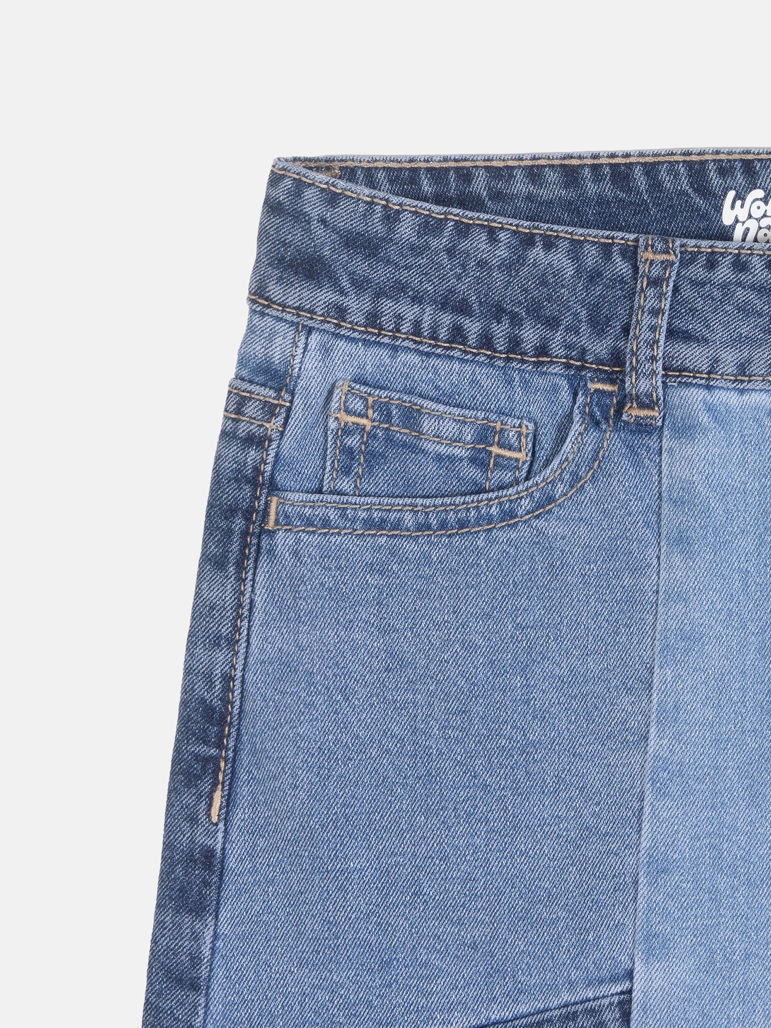 Wonder Nation Girls Denim Skirt, Sizes 4-18 & Plus