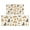 Dogs With Sunflowers, variant on Pawprints Argyle Kitchen Rugs Sets Of 2,Anti Fatigue Kitchen Mat Rugs Non Slip Washable,Decorative Kitchen Floor Mats for Kitchen,Sink,Laundry,17"x30"+17"x47"