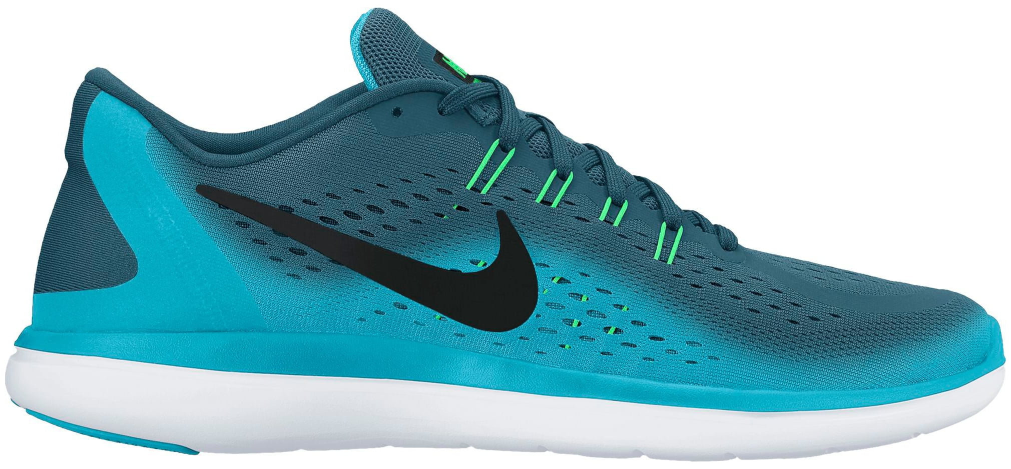 Nike Men's 2017 RN Running Shoes (Teal/Blue, 12) - Walmart.com