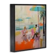 thumbnail image 3 of Stupell Industries Modern Couple at Beach Abstract Black Framed Giclee Art, 12 x 12, by Irena Orlov, 3 of 8