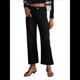 thumbnail image 2 of Pantalones Vaqueros de Cintura Alta, Acampanados y de Pierna para Mujer, Modernos, Elásticos, Holgados y con Bolsillos de Negro XL, 2 of 9