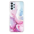 thumbnail image 3 of Allytech Compatible with Samsung Galaxy A33 5G Case, Marble Design Series Case for Women Boys Girls Soft Slim TPU Shockproof Cover for Samsung Galaxy A33 5G, Pink Blue Marble, 3 of 7