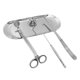 thumbnail image 4 of de 4 piezas de herramientas para el extintor de , de mecha, bandeja para el adelgazamiento de , uso duradero Plata Soledad Recortador de mecha de vela, 4 of 6