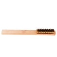thumbnail image 1 of Esquirla Handle Copper Wire Brush for Rust Paint Remover Straight Brush Six Rows, 1 of 8