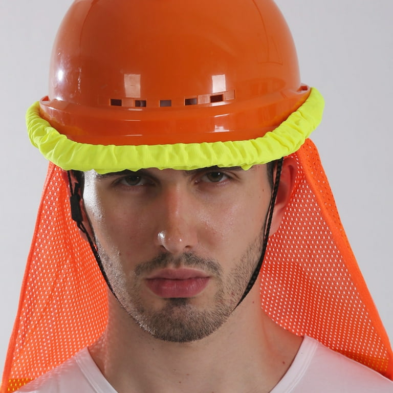 10pcs Reflective Hat Cover Covering for Sun Protection Sun Shade for Hard  Hat Hard Hat Sun Hat for Sun Protection for Men Brim Safety Neck Helmet
