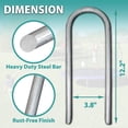 thumbnail image 5 of Skywalker Trampolines 4-Pack Heavy Duty Wind Stakes - Galvanized Steel Ground Anchors, Fits Trampoline Legs up to 2" Diameter, for Storm & Wind Stabilization, 5 of 6