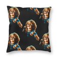 thumbnail image 1 of Funda de cojín de la novia de Chucky, 40x40cm, funda de almohada de juego para niños de Halloween, almohadas modernas de terciopelo, decoración para salón, decoración del hogar, 1 of 5