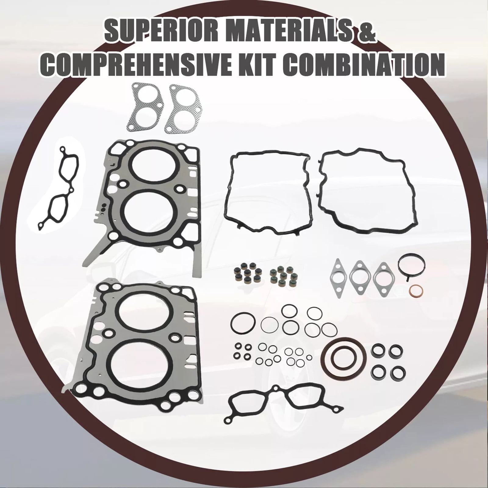 Engine Head Gasket Set for Subaru Crosstrek 2012-2017 Durable Seals, Optimized Performance for Engine Repairs