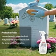 thumbnail image 3 of Headstone Cleaner for Graves & Memorials, Granite Cleaner. Removes Dirt & Plant Growth. Natural Luster to Restore & Guard Granite, Stone,Tile, Travertine, Concrete,Limestone,Slate,Marble 10.14 fl oz, 3 of 7
