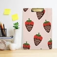thumbnail image 6 of 12.5"x9" Chocolate Strawberries Clipboards, Standard A4 Letter Size Nursing Clipboard with Low Profile Metal Clip Decorative Clip Board for Office Supplies,Silver, 6 of 7