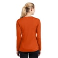 thumbnail image 2 of Sport-Tek Ladies Long Sleeve PosiCharge Competitor V-Neck Tee, Style LST353LS, 2 of 2
