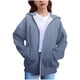 thumbnail image 1 of Chaquetas y prendas de vestir casuales con capucha de manga larga para niños y niñas, otoño e invierno, chaqueta con capucha de manga larga de polar, linda chaqueta de polar para bebé y parte superior, 1 of 5