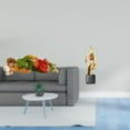 thumbnail image 2 of Escultura De Resina De José Jesús. Figura Decorativa Abstracta Para Mesa, Estante, Oficina, Coche, Casa O Mesa De Centro. Ideal Como Recuerdo., 2 of 8