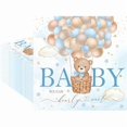thumbnail image 1 of WONIMA02 80Pcs We Can Bearly Wait Baby Shower Paper Napkins Blue Bear Disposable Napkins Bear Printed Decorative Napkins for Party Supplies Table Decor, 1 of 1