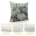 thumbnail image 4 of PHYHOO  Buffalo Plaid Pumpkin Eucalyptus Leaves Throw Pillow Cover, Fall Autumn Thanksgiving Harvest Decoration for Home Sofa Couch, 4 of 5