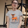 thumbnail image 3 of Tee Hunt Life is Better with My Chihuahua T-Shirt Toy Dog Lover Cute Pet Women's T-Shirt Tee, Gray, Small, 3 of 5