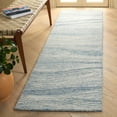 thumbnail image 2 of SAFAVIEH Metro Bridget Abstract Runner Rug, Blue/Ivory, 2'3" x 10', 2 of 9