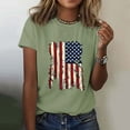 thumbnail image 6 of Tittly American Flag Tank Top Women V Neck Tank Tops For Women Patriotic Shirts Memorial Day Tank Top Women Women 4th Of July Shirts Green 2XL, 6 of 8