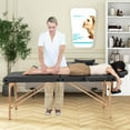 thumbnail image 4 of Costway 84" Portable & Foldable Massage Salon Spa Facial Care Tattoo Bed with Carrying Bag Black, 4 of 10
