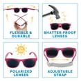 thumbnail image 4 of Jan & Jul Toddler Girls Sunglasses with Strap, Polarized, Non-Toxic (Orchid, S: 6 Months-2 Years), 4 of 7