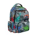 thumbnail image 4 of Yspwyqan Grey Dino Truck Backpack for Teen Boys, 17" Large Capacity Daypack, 600D Front Pocket Lightweight Bookbag for Elementary Middle High School, 4 of 7