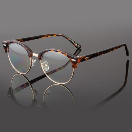 Clear Lens Fashion Glasses Retro Horn Rim Nerd Geek Men Women Hipster Eye Frame