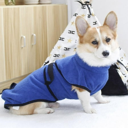 

Dog Bathrobe Towel Microfiber Pet Drying Robes Moisture Absorbing Towels Coat for Dog and Cat