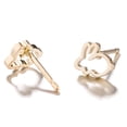 thumbnail image 4 of SmartBy Sweet Hollow Rabbit Ear Studs Bunny Earrings Women Party Jewelry Easter Gift, 4 of 6