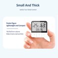 thumbnail image 4 of Yeacher WiFi Intelligent Temperature Humidity Sensors Time Large Display for Home Office Bedroom Kitchen Living Room Hotel Temperature Humidity Sensors, 4 of 8