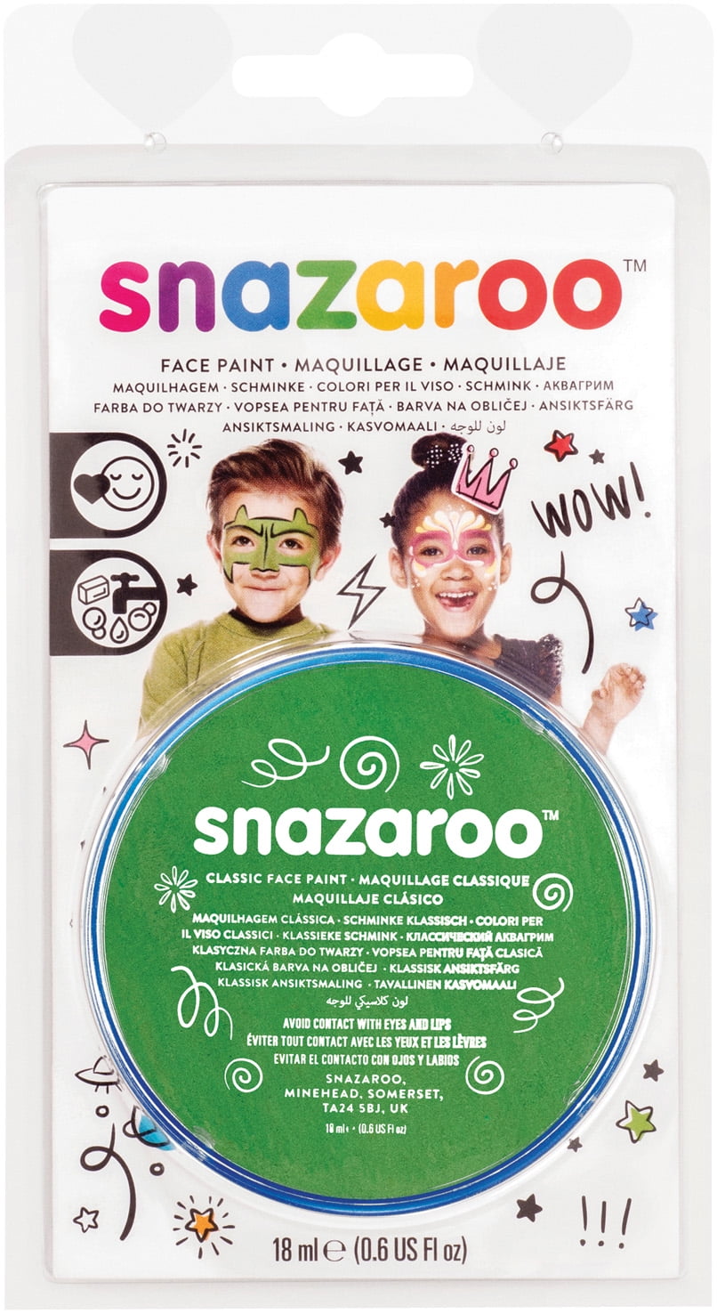 Snazaroo Face Paint 18ml-Grass Green - Walmart.com ...
