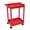 Red, variant on Luxor BUSTC11BU Two Level Serving Cart - Blue