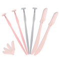 thumbnail image 1 of Maquinillas de afeitar para cejas para mujeres Kit de maquinillas de afeitar faciales reemplazables Herramienta de afeitado Dermaplane para hombres y mujeres Maquinillas de afeitar faciales para pelus, 1 of 5