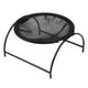 thumbnail image 1 of Cat Hammock Bed Stainless Steel Canvas Detachable Elevated Raised Small Dog Pet Hammock Bed for Indoor Outdoor Black, 1 of 4