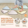 thumbnail image 3 of VEVOR Pierres d'Équilibre pour Enfants Parcours d'Obstacles Sensoriel 6 Pcs Extérieur Intérieur, 3 of 9