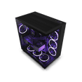 thumbnail image 2 of NZXT H9 Flow Dual-Chamber ATX Mid-Tower Airflow Computer Case, Matte Black, 2 of 5