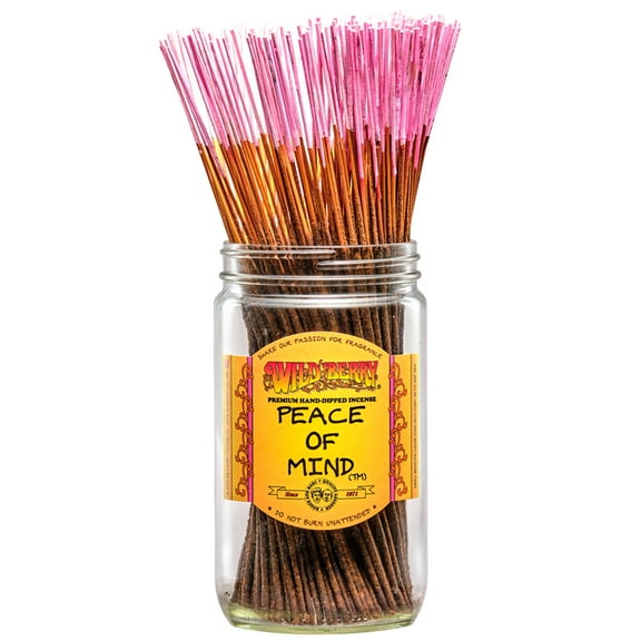Wild Berry Incense Traditional 11" - Peace Of Mind - 20 Sticks - USA Wildberry