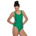 thumbnail image 5 of Sporti Wide Strap Cross Back One Piece Swimsuit, High Cut, Unpadded, Athletic (Women’s), 5 of 11