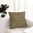 thumbnail image 6 of Pofeuu Leopard Print Double-sided plush pillowcase Square Throw Pillow Covers Pillows Cover for Living Room Bedroom Sofa Couch Cushion Cover（No pillow core）-24"x24", 6 of 7