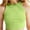 Green, variant on pstuiky Sleeveless Tops for Women, Women Round Neck Solid Color Casual Tank Top Summer Blouse Short Sleeve Fashion Shirt Loose Fit Comfortable Tee for Ladies Black L