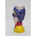 thumbnail image 6 of Fine Ceramic Purple Hair Lady Makeup Brushes Holder Vase, 6-1/4" H, 6 of 9