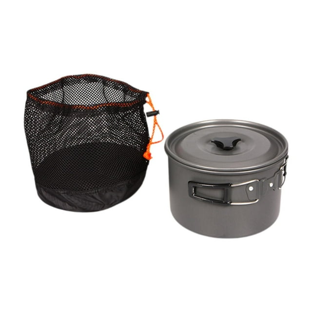 Pot de campamento portátil Partita al aire libre utensilios de cocina de alta capacidad antiadherente utensilios de cocina para para el