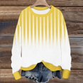 thumbnail image 2 of Bcresic Women's Crewneck Sweatshirt Color Block Pullover Tops Ribbed Sweatshirts Casual Dropped Shoulder Long Sleeve Jumper Fall Fashion Clothes,A07-Yellow,Small, 2 of 5
