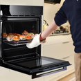 thumbnail image 5 of 24" Built-in Electric Single Wall Oven, 2.47 Cu. Ft. Convection Wall Oven in Stainless Steel 3000W with 8 Baking Modes & 108 Automatic Recipes, Colorful LED Screen Touch Control, Black, 5 of 9