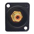 thumbnail image 1 of Adaptador de soldadura de montaje en Panel RCA hembra a conector AV de Terminal de soldadura para máquina de juegos de Audio de TV núcleo amarillo, 1 of 10