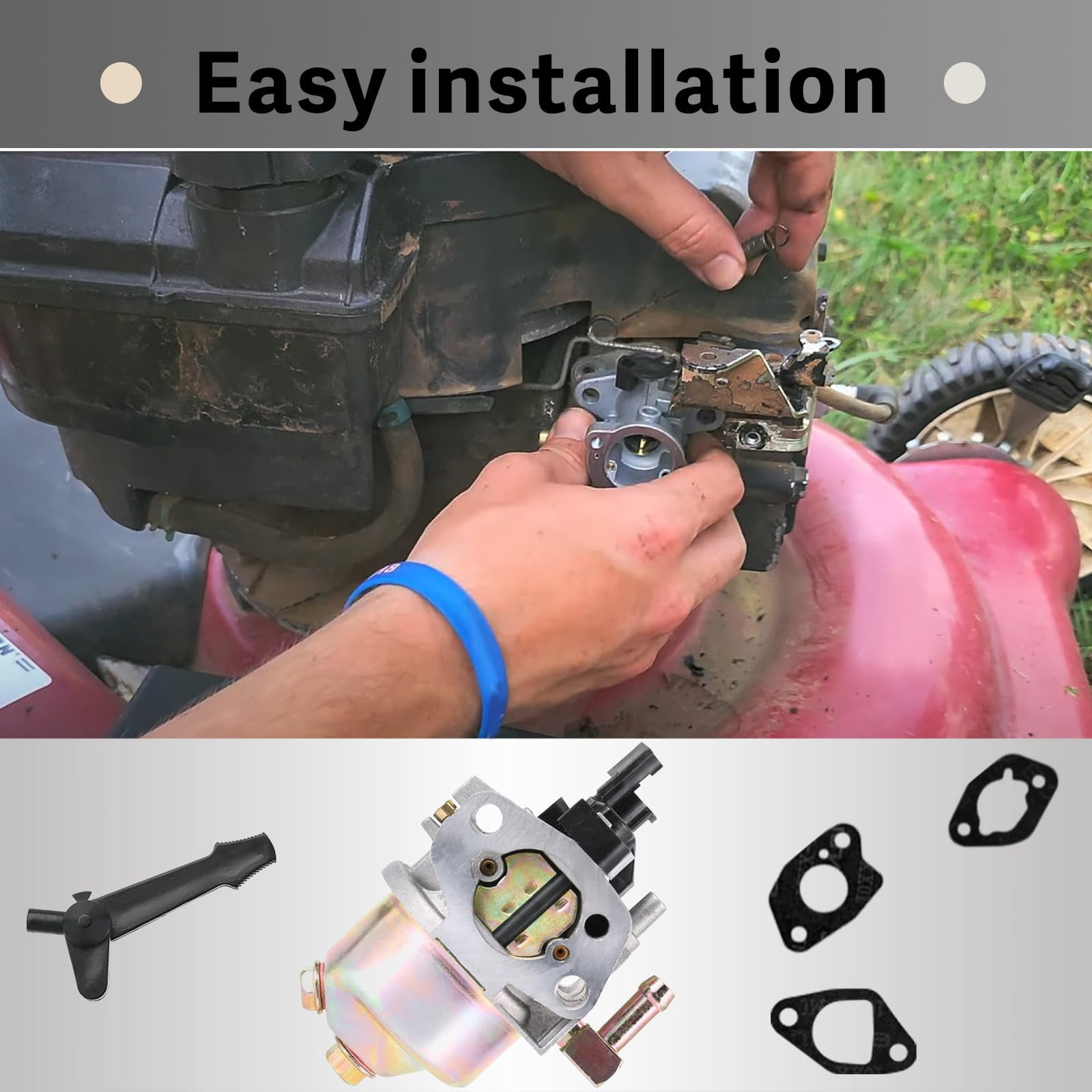 Carburetor for Cub Cadet Craftsman Troy Bilt MTD OHV 208cc 212cc 196cc Engine Tiller Lawn Mower Pressure Washer Parts Replace 951-12785 951-10797 951-12124 951-14013